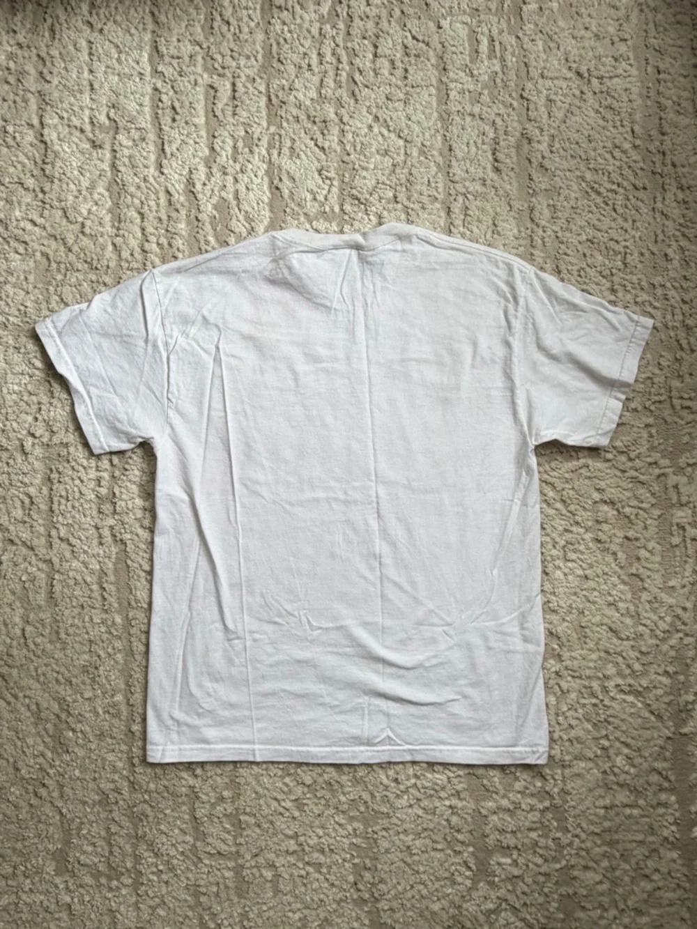 Delta White Short Sleeve Tee with Gold Beer Graphic - Picture 5 of 6